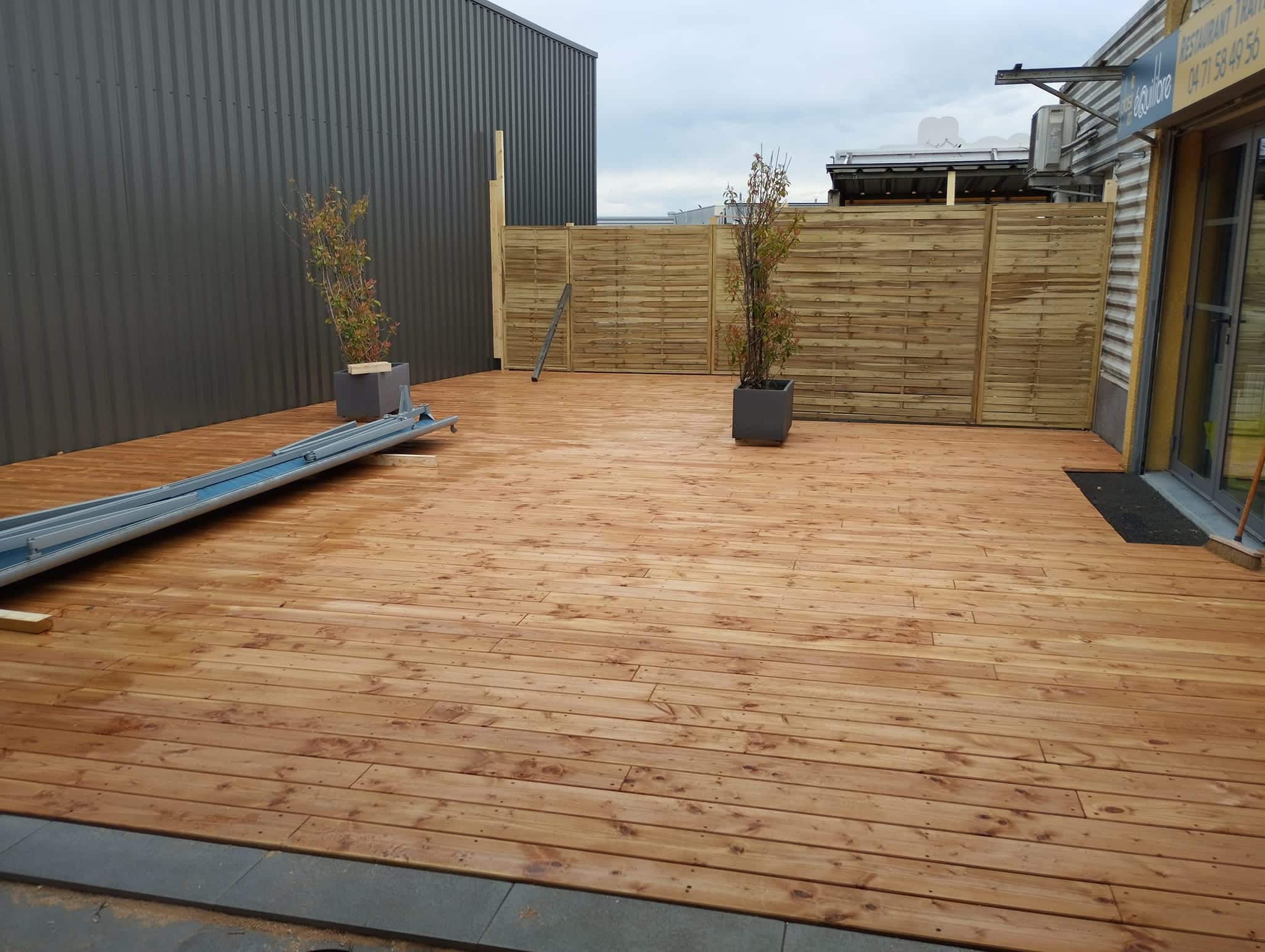 Chantier en phase de finition